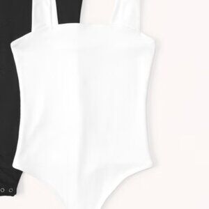 Abercrombie Seamless Fabric Squareneck Bodysuit (Small)